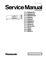 Panasonic PT-F300E Service Manual предпросмотр