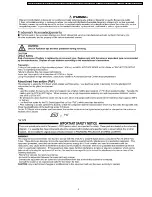 Предварительный просмотр 3 страницы Panasonic PT-F300E Service Manual