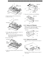 Предварительный просмотр 19 страницы Panasonic PT-F300E Service Manual