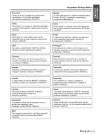 Preview for 5 page of Panasonic PT-F300EA Operating Instructions Manual