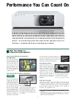 Preview for 2 page of Panasonic PT-F300EA Specifications