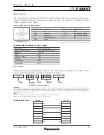 Preview for 9 page of Panasonic PT-F300NT Specifications