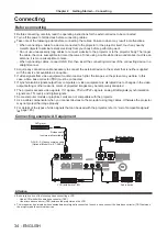 Предварительный просмотр 34 страницы Panasonic PT-FRZ55 Operating Instructions Manual