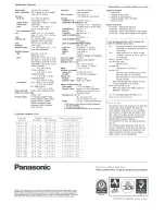 Предварительный просмотр 2 страницы Panasonic PT-FW100NT Brochure & Specs