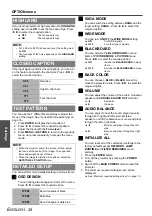 Предварительный просмотр 36 страницы Panasonic PT-FW100NT Operating Instructions Manual