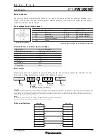 Preview for 8 page of Panasonic PT-FW100NT Spec File