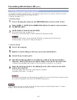 Preview for 22 page of Panasonic PT-FW100NTE Network Manual