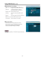 Preview for 67 page of Panasonic PT-FW100NTE Network Manual