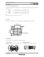 Preview for 6 page of Panasonic PT-FW300 Specifications