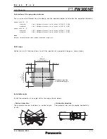 Preview for 7 page of Panasonic PT-FW300NT Spec File