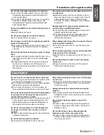 Preview for 7 page of Panasonic PT-FW300U - LCD Proj Wxga 600:1 3500 Lumens Enet 13.7LBS H/v Lens Operating Instructions Manual