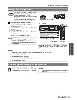 Preview for 29 page of Panasonic PT-FW300U - LCD Proj Wxga 600:1 3500 Lumens Enet 13.7LBS H/v Lens Operating Instructions Manual