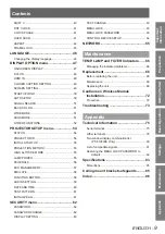 Preview for 9 page of Panasonic PT-FW400E Operating Instructions Manual