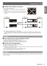 Preview for 11 page of Panasonic PT-FW400E Operating Instructions Manual