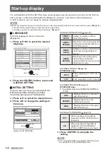 Preview for 14 page of Panasonic PT-FW400E Operating Instructions Manual