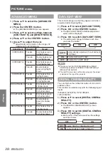 Предварительный просмотр 38 страницы Panasonic PT-FW400E Operating Instructions Manual