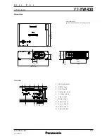 Предварительный просмотр 5 страницы Panasonic PT-FW430 Spec File