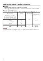 Preview for 6 page of Panasonic PT-FW430E Operating Instructions Manual