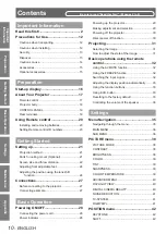 Preview for 10 page of Panasonic PT-FW430EA Operating Instructions Manual