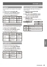 Preview for 39 page of Panasonic PT-FW430EA Operating Instructions Manual