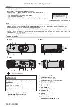 Preview for 26 page of Panasonic PT-FW530 Operating Instructions Manual