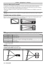 Preview for 32 page of Panasonic PT-FW530 Operating Instructions Manual