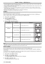 Preview for 72 page of Panasonic PT-FW530 Operating Instructions Manual