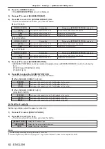 Preview for 82 page of Panasonic PT-FW530 Operating Instructions Manual