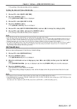 Preview for 97 page of Panasonic PT-FW530 Operating Instructions Manual