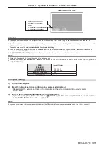 Preview for 109 page of Panasonic PT-FW530 Operating Instructions Manual