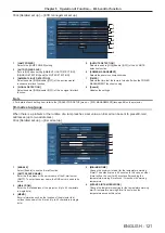 Preview for 121 page of Panasonic PT-FW530 Operating Instructions Manual