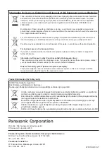 Preview for 156 page of Panasonic PT-FW530 Operating Instructions Manual