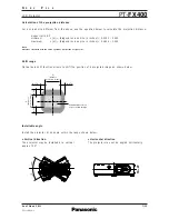 Preview for 7 page of Panasonic PT-FX400 Specifications