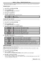 Preview for 93 page of Panasonic PT-FX500 Operating Instructions Manual