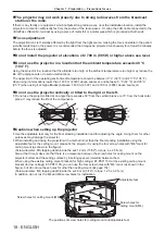 Preview for 18 page of Panasonic PT-FZ570 Operating Instructions Manual