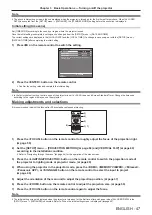 Предварительный просмотр 47 страницы Panasonic PT-JW130F Operating Instructions Manual