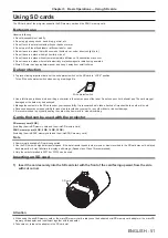 Предварительный просмотр 51 страницы Panasonic PT-JW130F Operating Instructions Manual