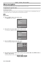 Предварительный просмотр 56 страницы Panasonic PT-JW130F Operating Instructions Manual