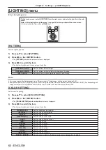 Предварительный просмотр 60 страницы Panasonic PT-JW130F Operating Instructions Manual