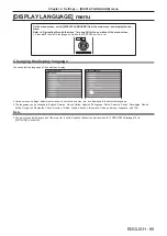 Предварительный просмотр 89 страницы Panasonic PT-JW130F Operating Instructions Manual