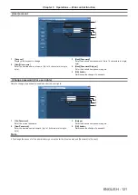 Предварительный просмотр 121 страницы Panasonic PT-JW130F Operating Instructions Manual