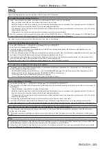 Предварительный просмотр 203 страницы Panasonic PT-JW130F Operating Instructions Manual