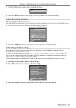 Предварительный просмотр 43 страницы Panasonic PT-JW130FBE Operating Instructions (Functional Manual)