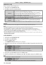 Предварительный просмотр 78 страницы Panasonic PT-JW130FBE Operating Instructions (Functional Manual)