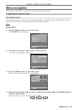 Предварительный просмотр 57 страницы Panasonic PT-JW130HBU Operating Instructions Manual