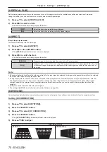 Предварительный просмотр 70 страницы Panasonic PT-JW130HBU Operating Instructions Manual