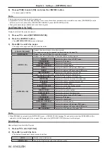 Предварительный просмотр 84 страницы Panasonic PT-JW130HBU Operating Instructions Manual