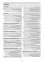 Preview for 2 page of Panasonic PT-JX200 series Operating Instructions Manual