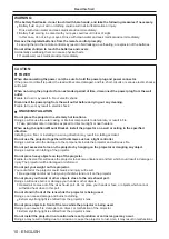 Preview for 10 page of Panasonic PT-JX200F Operating Instructions Manual