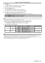 Preview for 61 page of Panasonic PT-JX200F Operating Instructions Manual